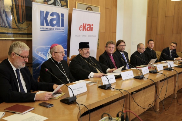 konferencja prasowa na temat ekumenizmu